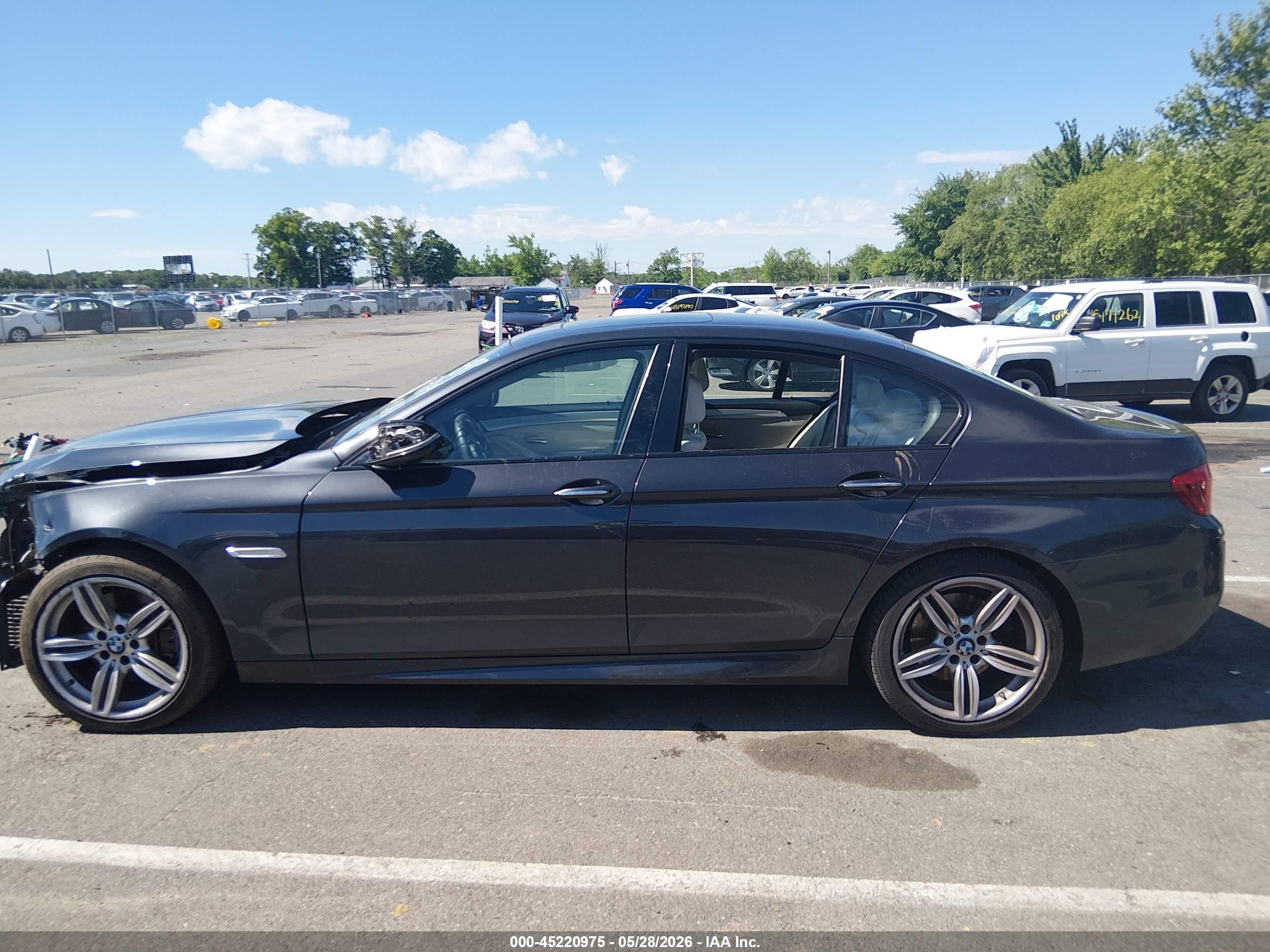 2015 Bmw 535i Xdrive Gray vin: WBA5B3C51FD545812