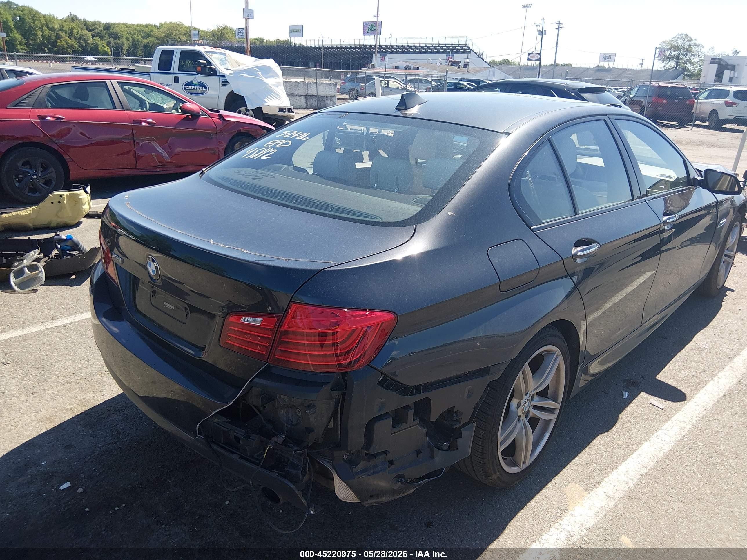 2015 Bmw 535i Xdrive Gray vin: WBA5B3C51FD545812