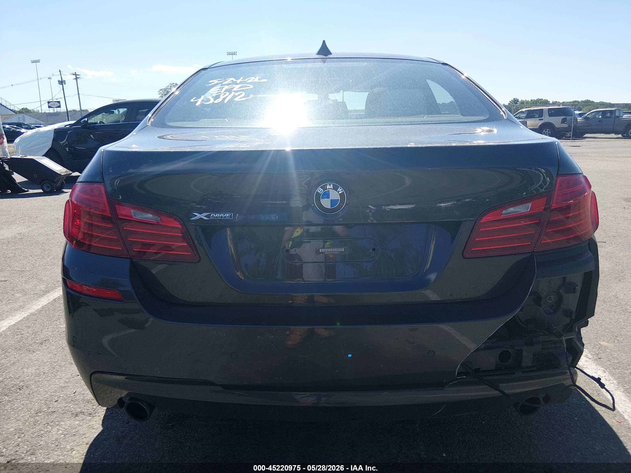 2015 Bmw 535i Xdrive Gray vin: WBA5B3C51FD545812