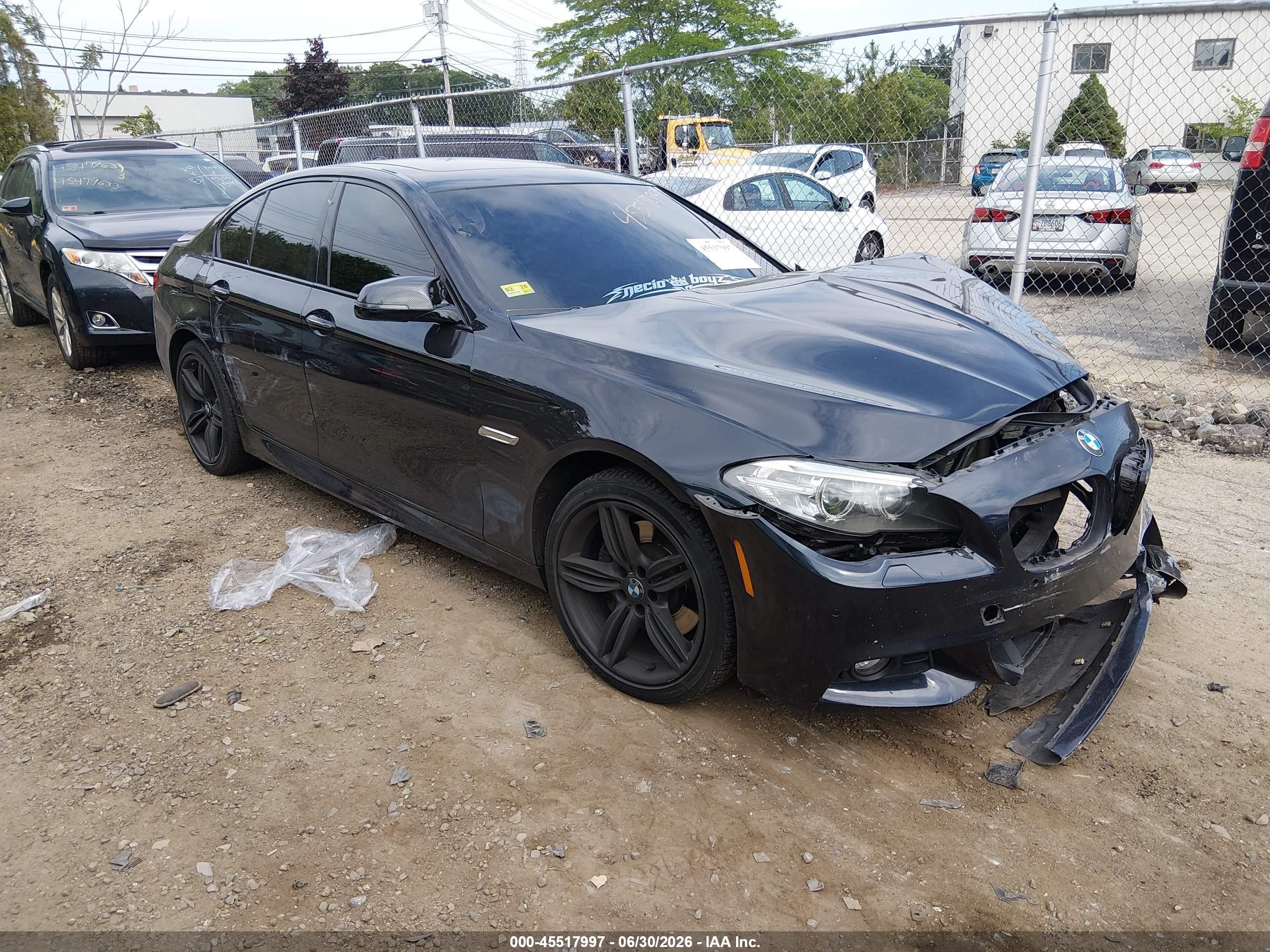 2014 Bmw 535i Xdrive Black vin: WBA5B3C52ED532341