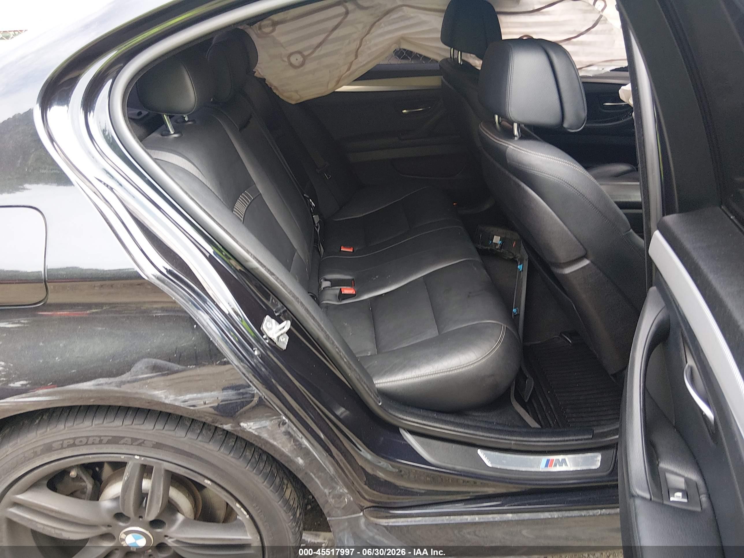 2014 Bmw 535i Xdrive Black vin: WBA5B3C52ED532341