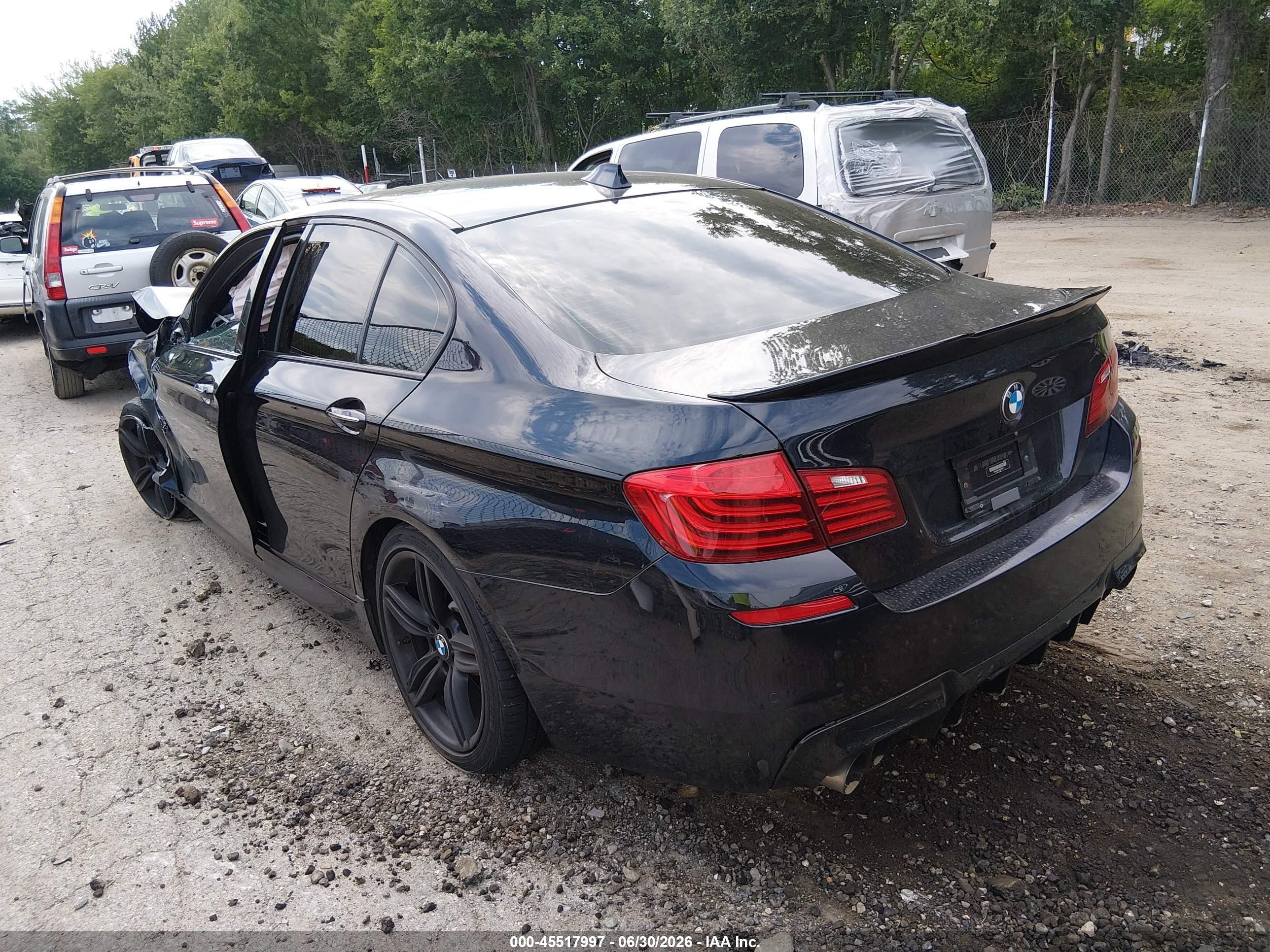 2014 Bmw 535i Xdrive Black vin: WBA5B3C52ED532341