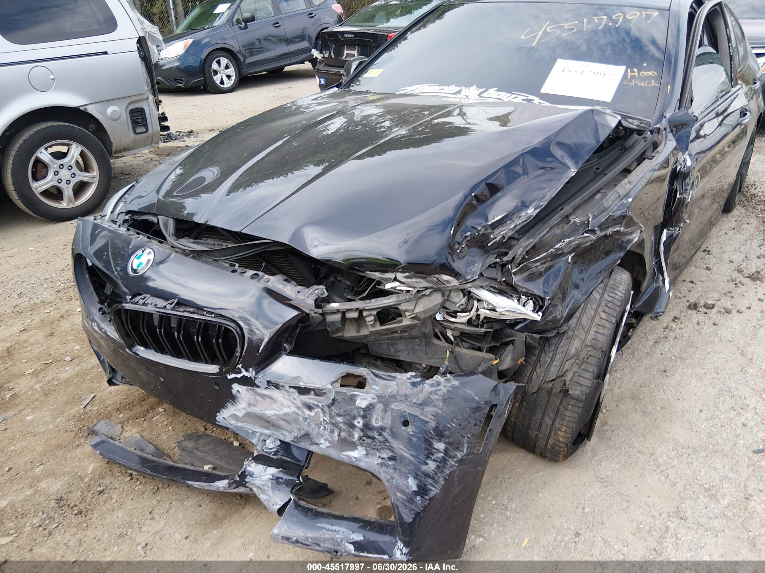 2014 Bmw 535i Xdrive Black vin: WBA5B3C52ED532341