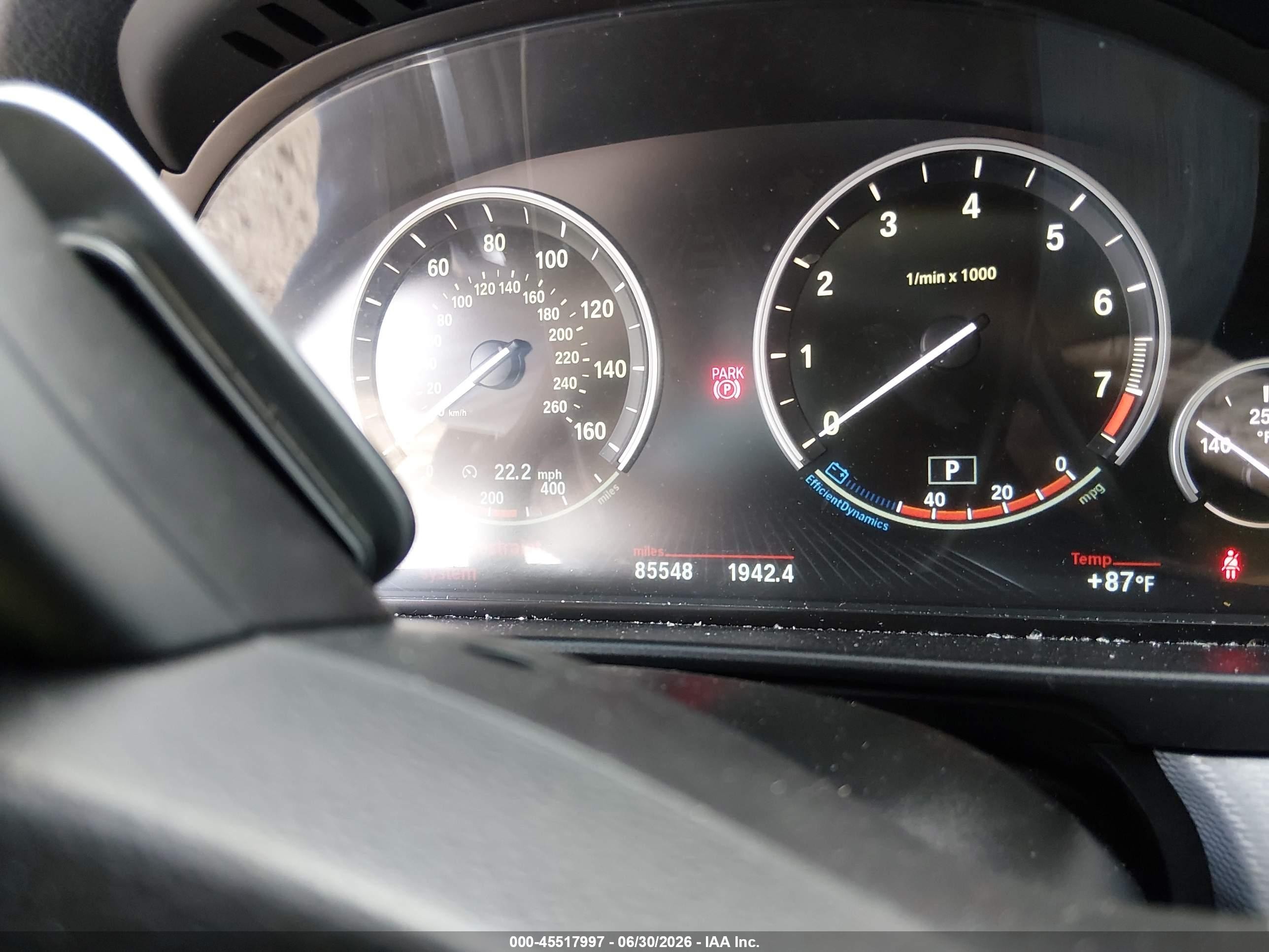 2014 Bmw 535i Xdrive Black vin: WBA5B3C52ED532341