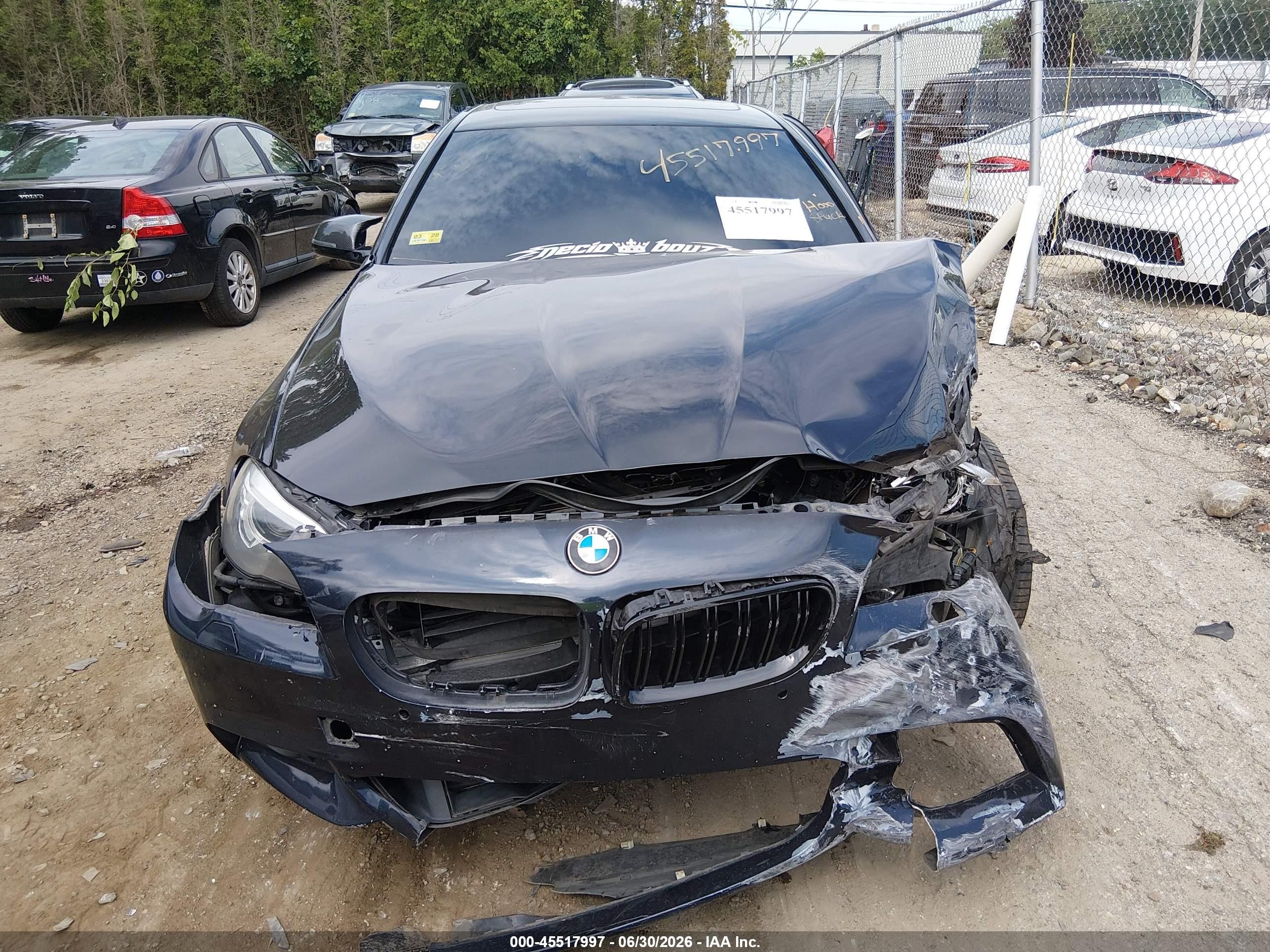 2014 Bmw 535i Xdrive Black vin: WBA5B3C52ED532341