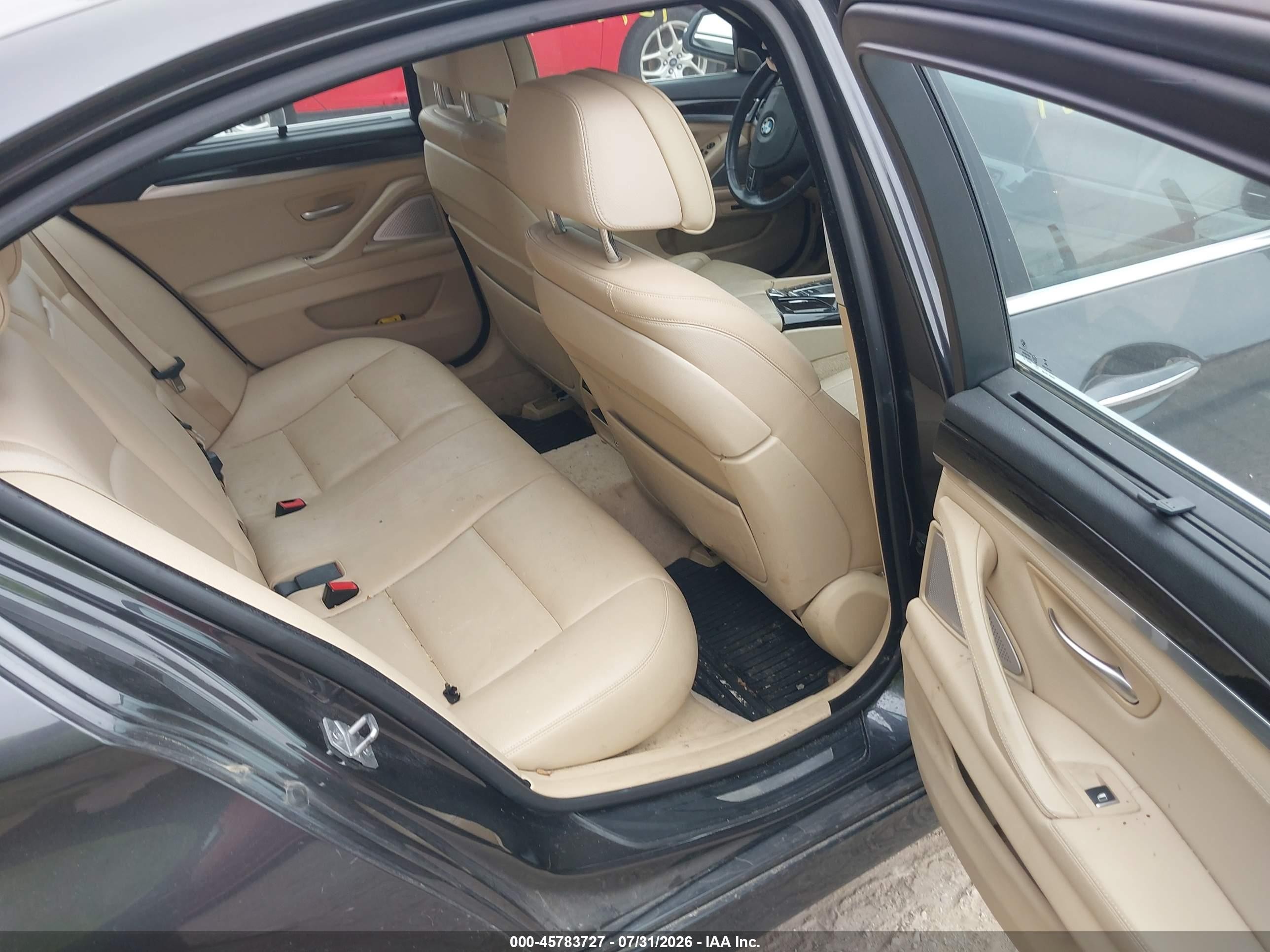 2014 Bmw 535i Xdrive Gray vin: WBA5B3C52ED538429