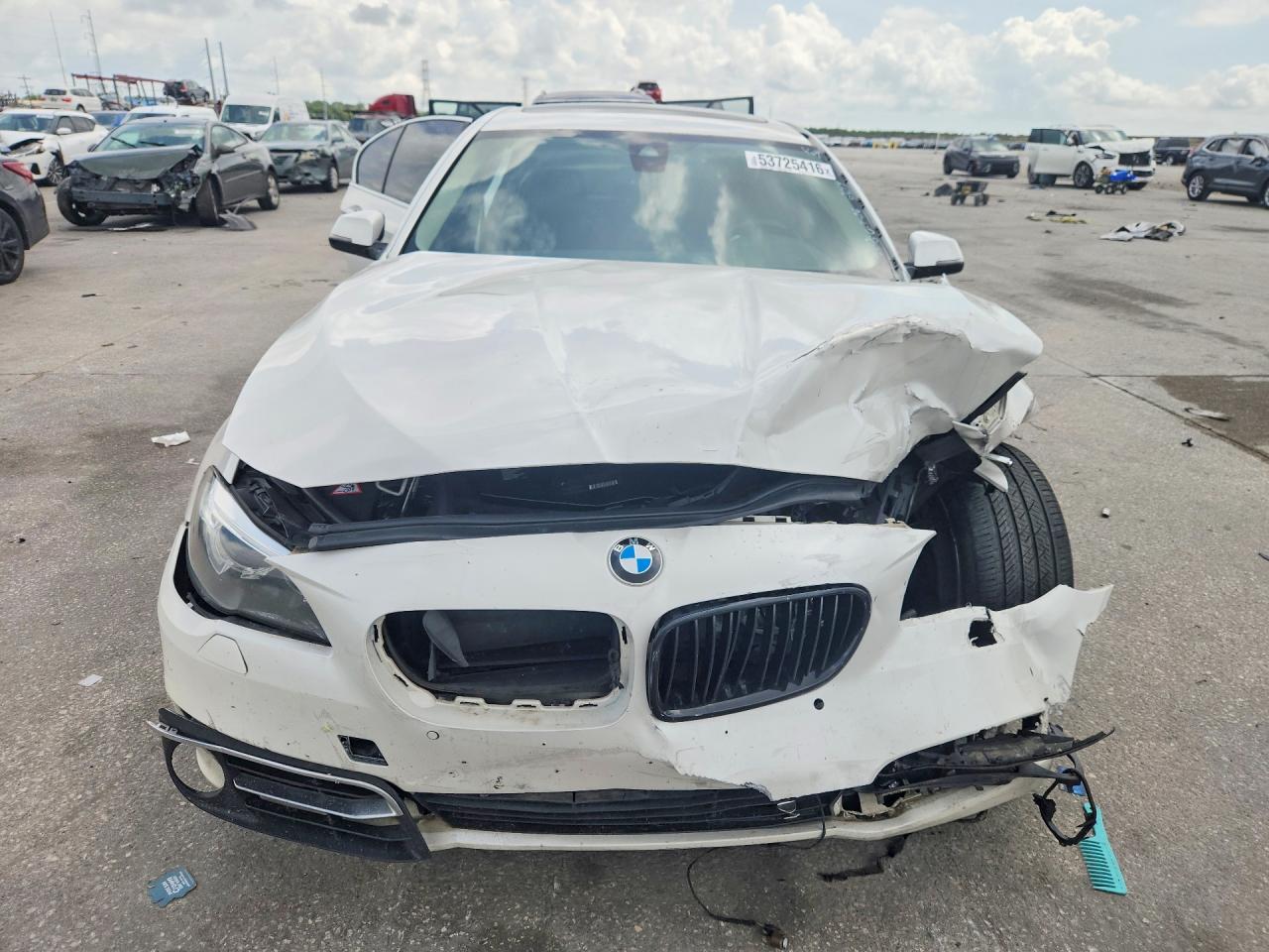 2014 Bmw 535 Xi White vin: WBA5B3C52ED539693