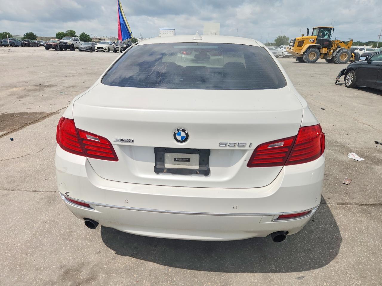 2014 Bmw 535 Xi White vin: WBA5B3C52ED539693