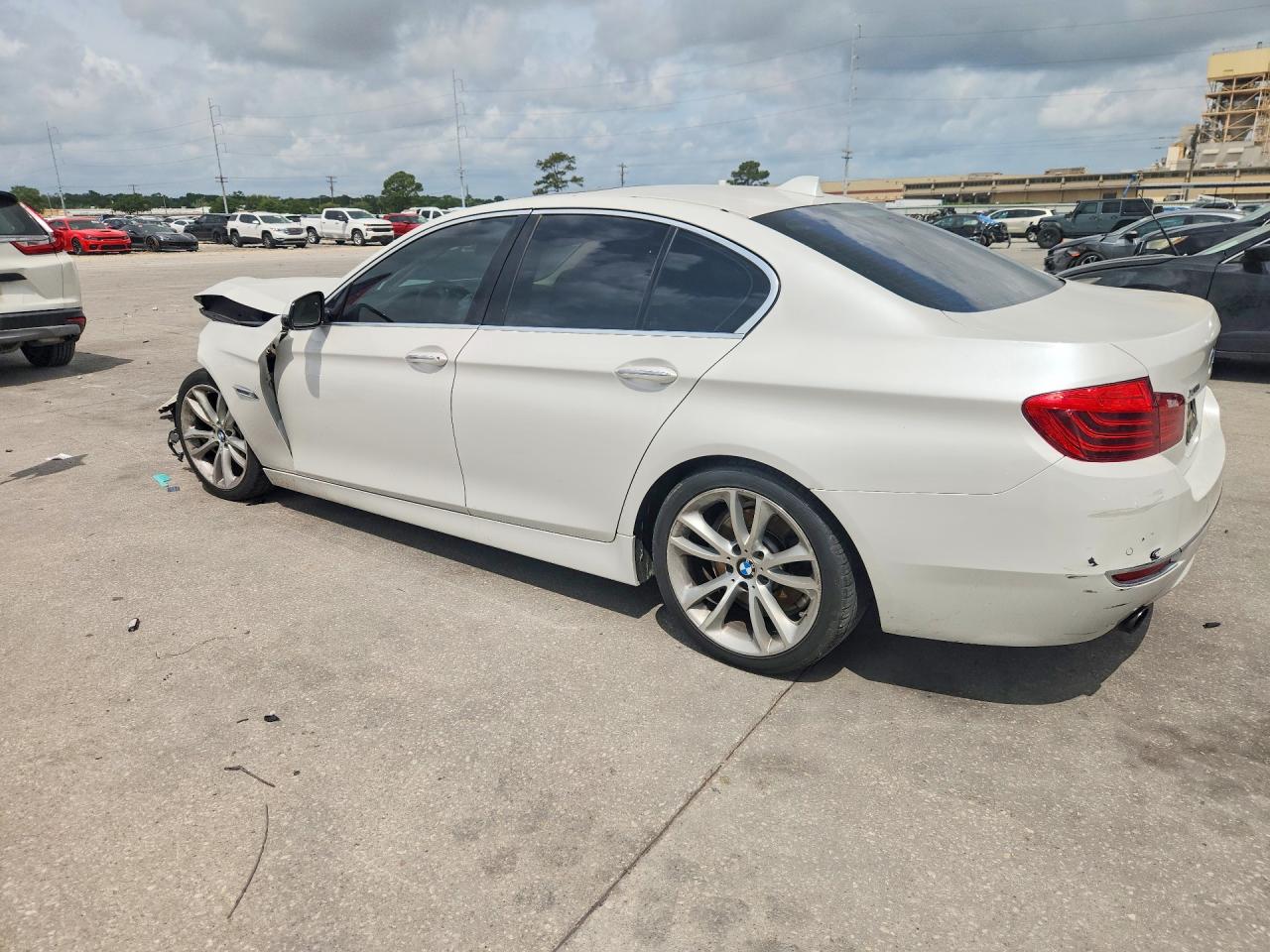 2014 Bmw 535 Xi White vin: WBA5B3C52ED539693