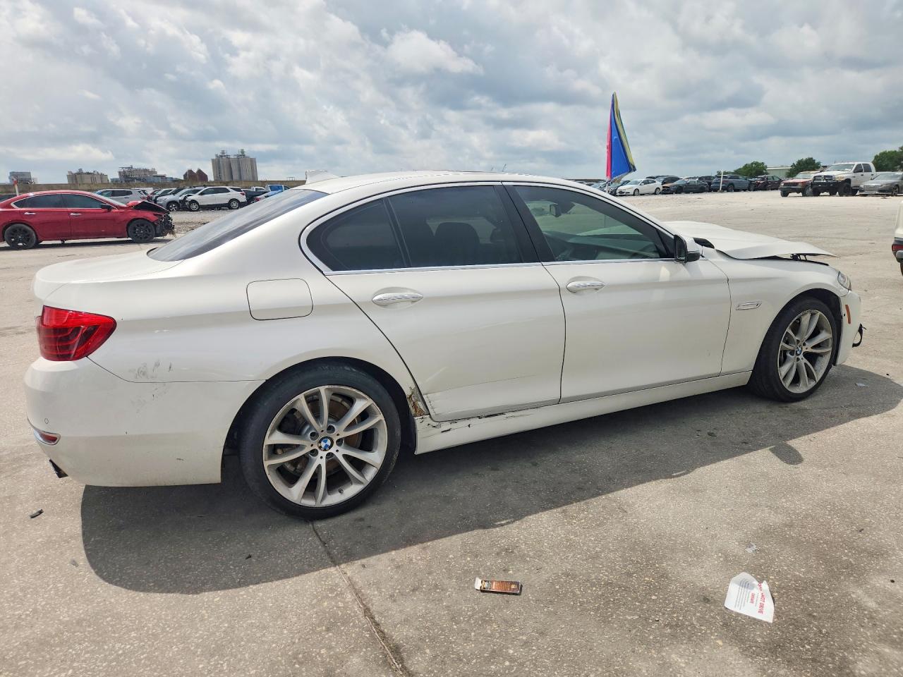 2014 Bmw 535 Xi White vin: WBA5B3C52ED539693