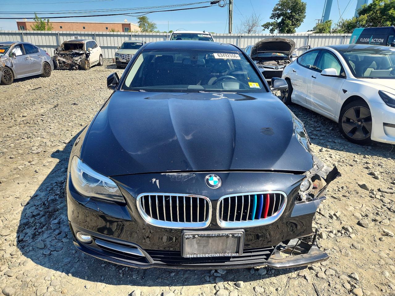 2015 Bmw 535 Xi Black vin: WBA5B3C52FD544751