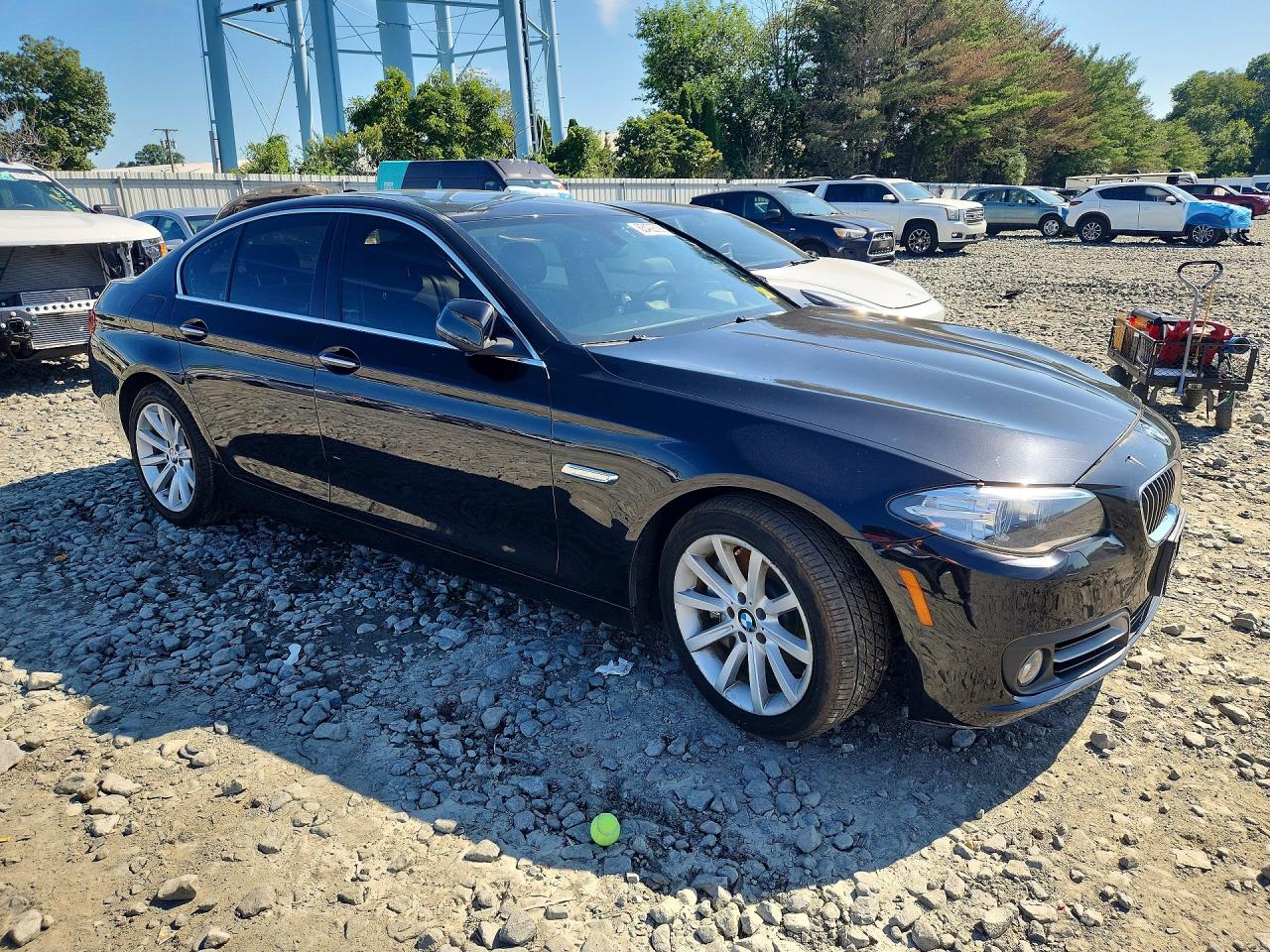 2015 Bmw 535 Xi Black vin: WBA5B3C52FD544751