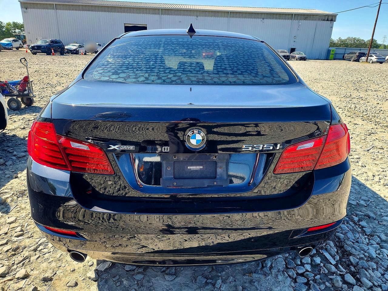 2015 Bmw 535 Xi Black vin: WBA5B3C52FD544751