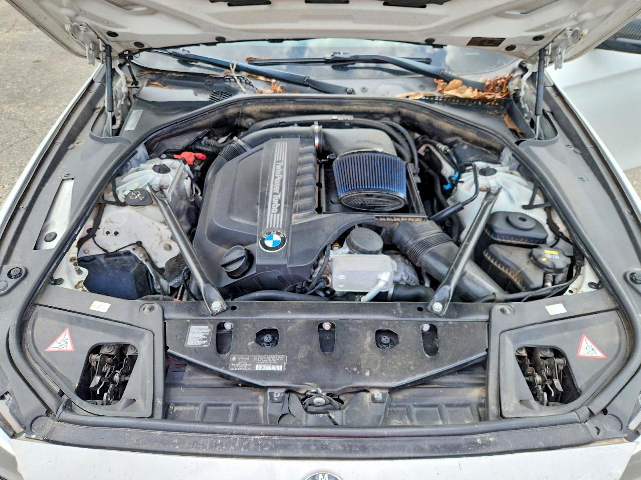 2015 Bmw 535 Xi White vin: WBA5B3C52FD545057