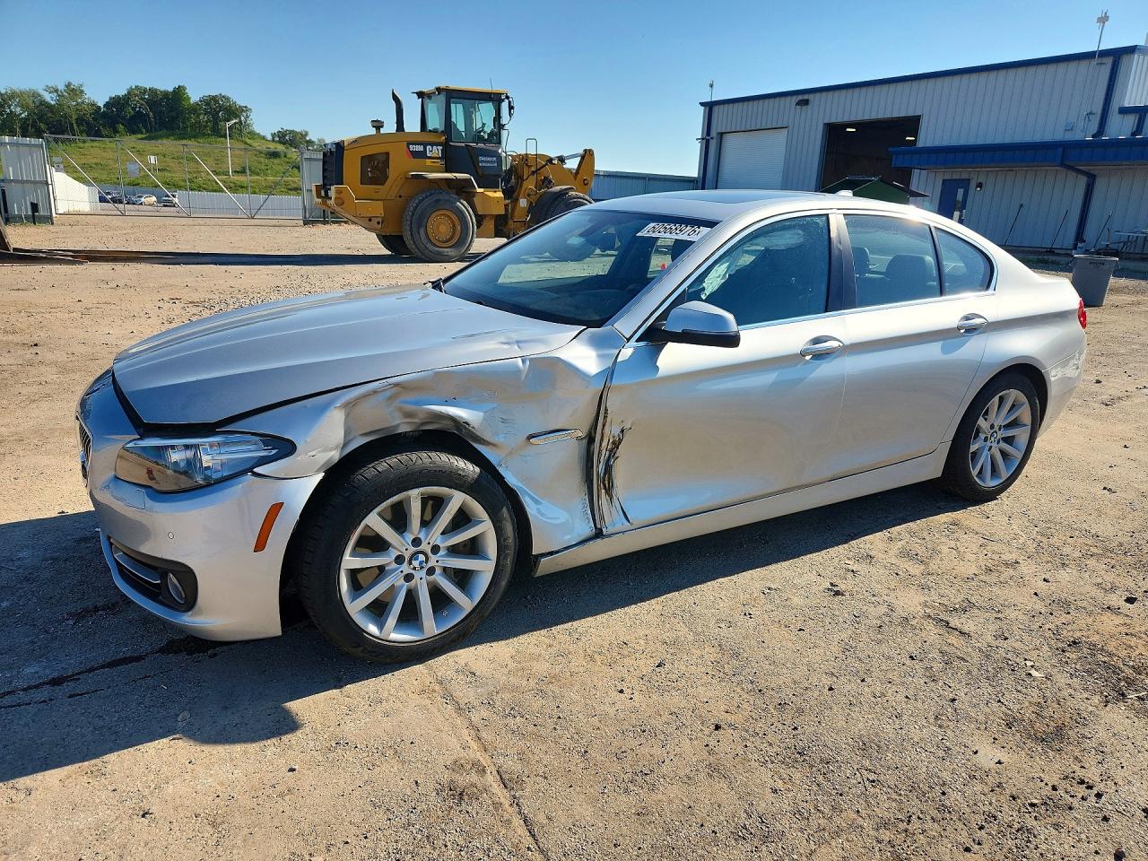 2015 Bmw 535 Xi Silver vin: WBA5B3C52FD545480