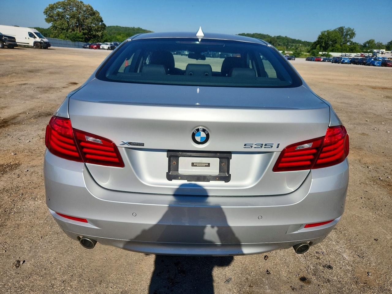 2015 Bmw 535 Xi Silver vin: WBA5B3C52FD545480
