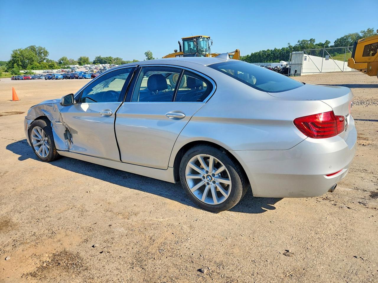 2015 Bmw 535 Xi Silver vin: WBA5B3C52FD545480