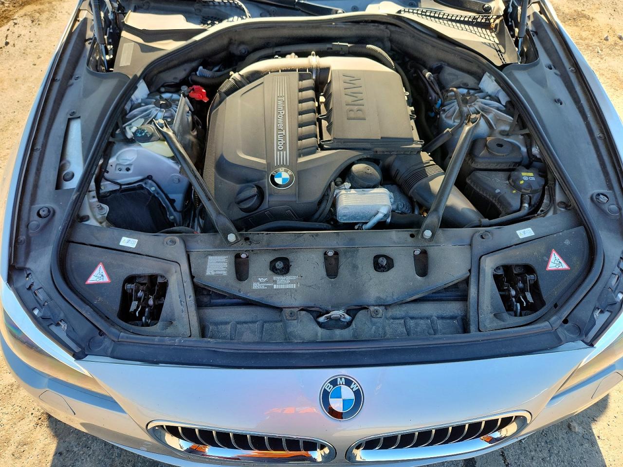 2015 Bmw 535 Xi Silver vin: WBA5B3C52FD545480