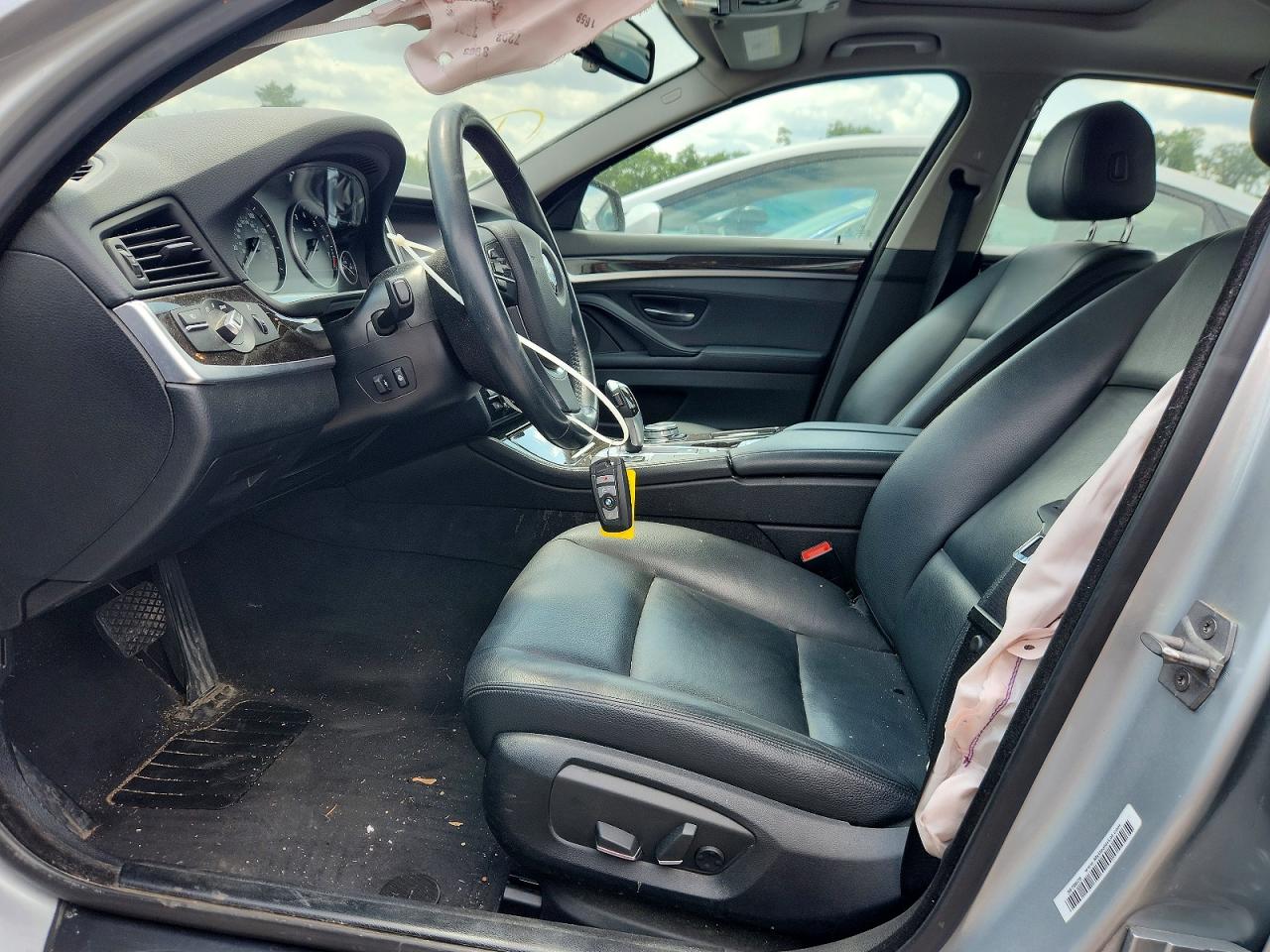 2015 Bmw 535 Xi Silver vin: WBA5B3C52FD545480