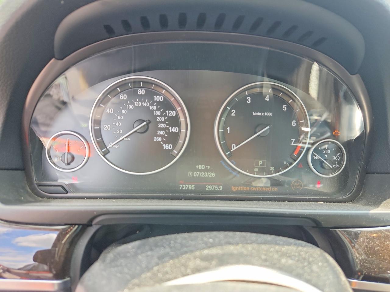 2015 Bmw 535 Xi Silver vin: WBA5B3C52FD545480