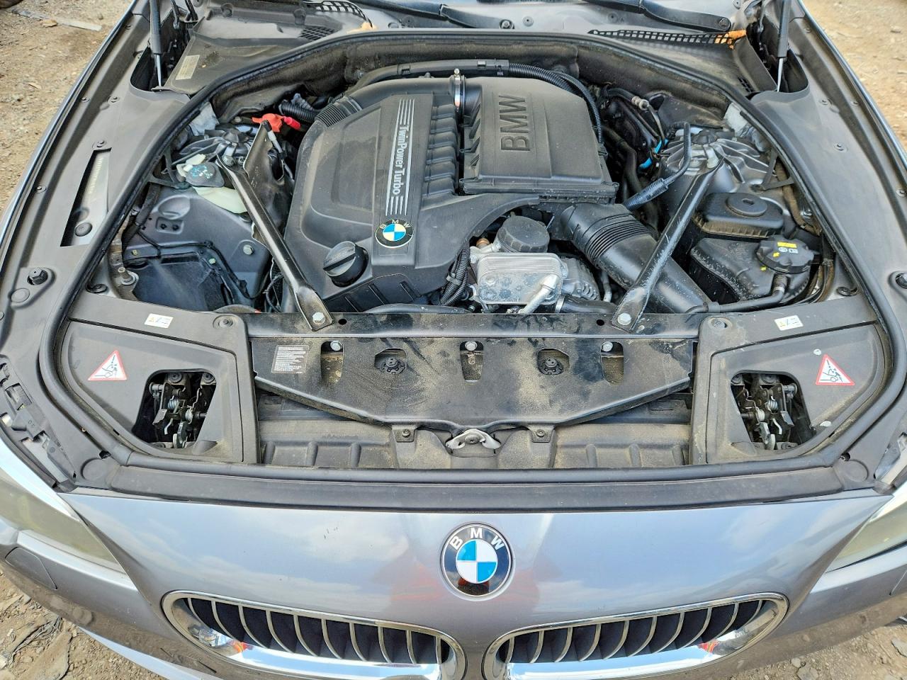 2015 Bmw 535 Xi Gray vin: WBA5B3C52FD546158
