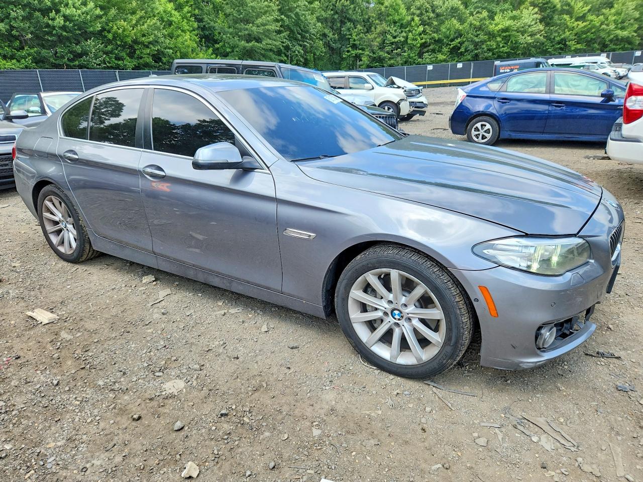 2015 Bmw 535 Xi Gray vin: WBA5B3C52FD546158