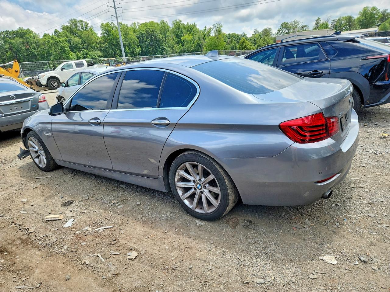 2015 Bmw 535 Xi Gray vin: WBA5B3C52FD546158