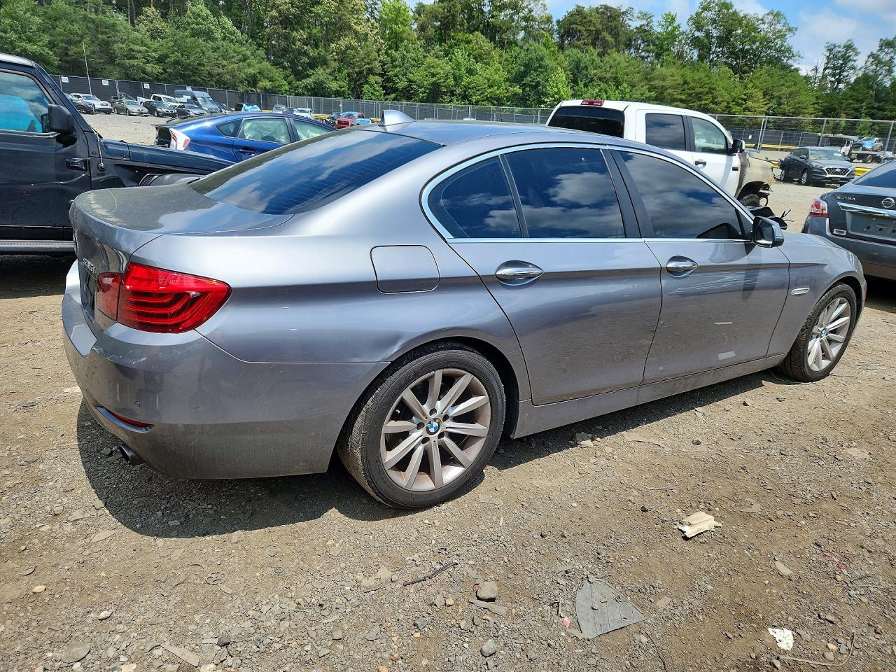 2015 Bmw 535 Xi Gray vin: WBA5B3C52FD546158