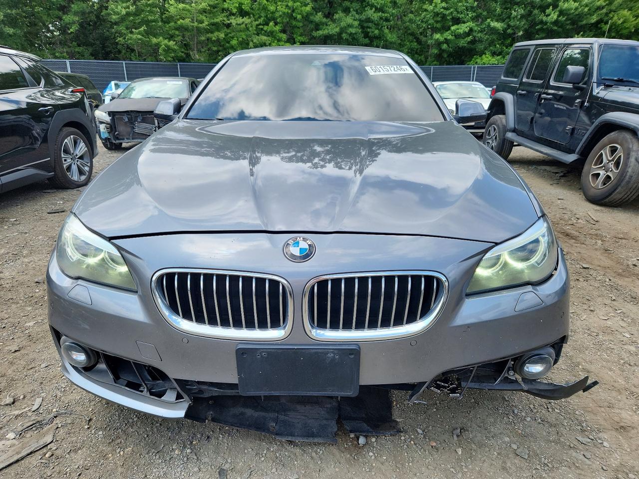 2015 Bmw 535 Xi Gray vin: WBA5B3C52FD546158
