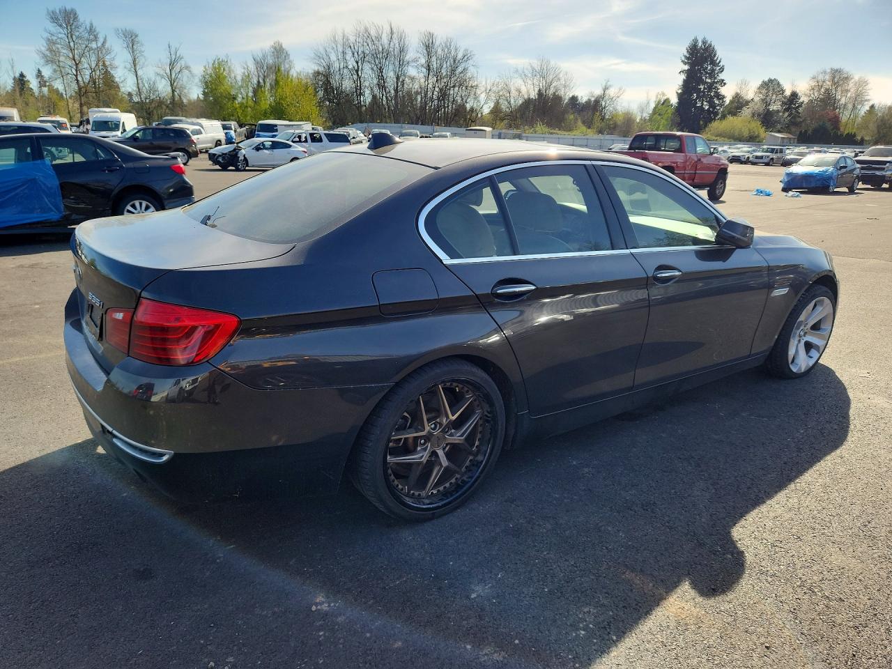2015 Bmw 535 Xi Black vin: WBA5B3C52FD546970