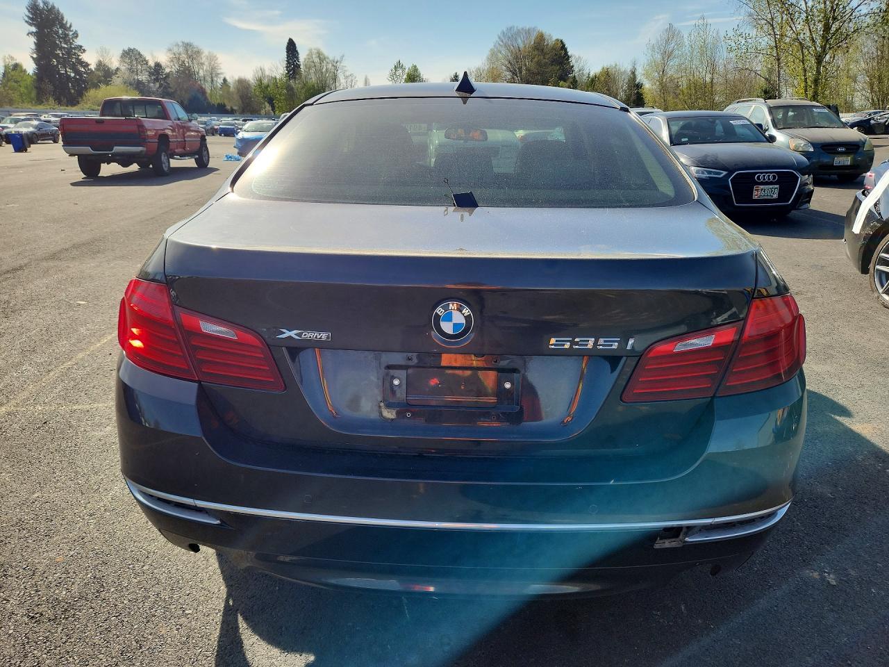 2015 Bmw 535 Xi Black vin: WBA5B3C52FD546970