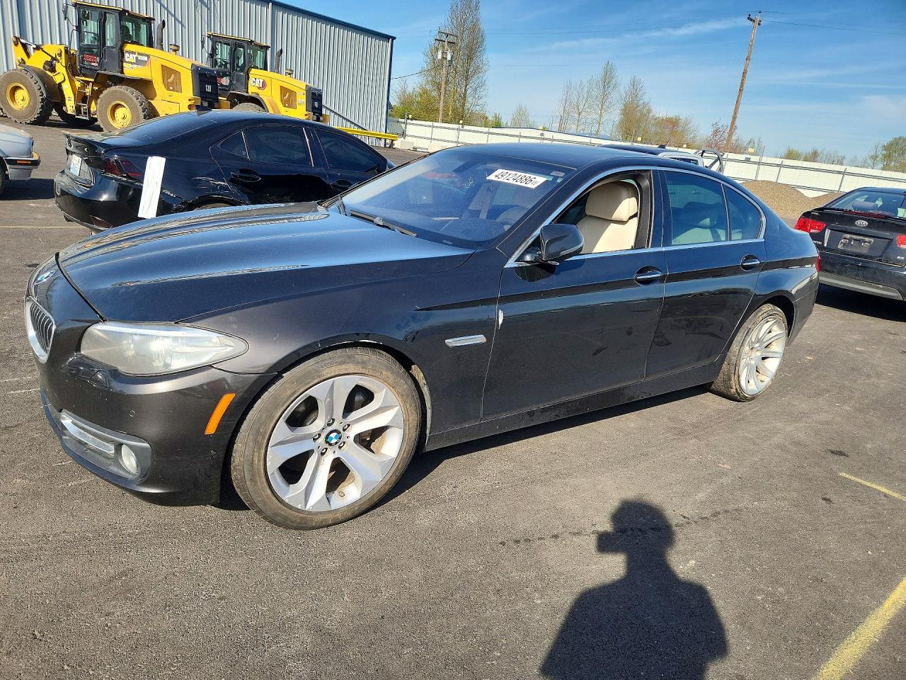 2015 Bmw 535 Xi Black vin: WBA5B3C52FD546970