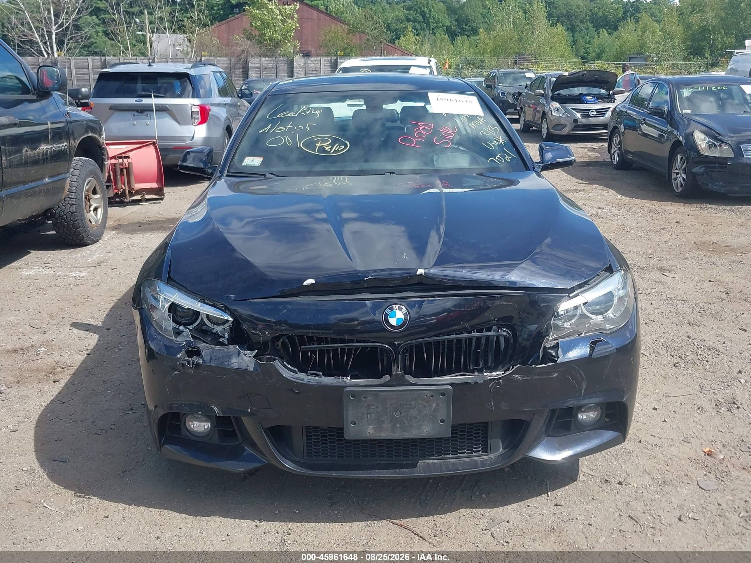 2015 Bmw 535i Xdrive Dark Blue vin: WBA5B3C52FD547021