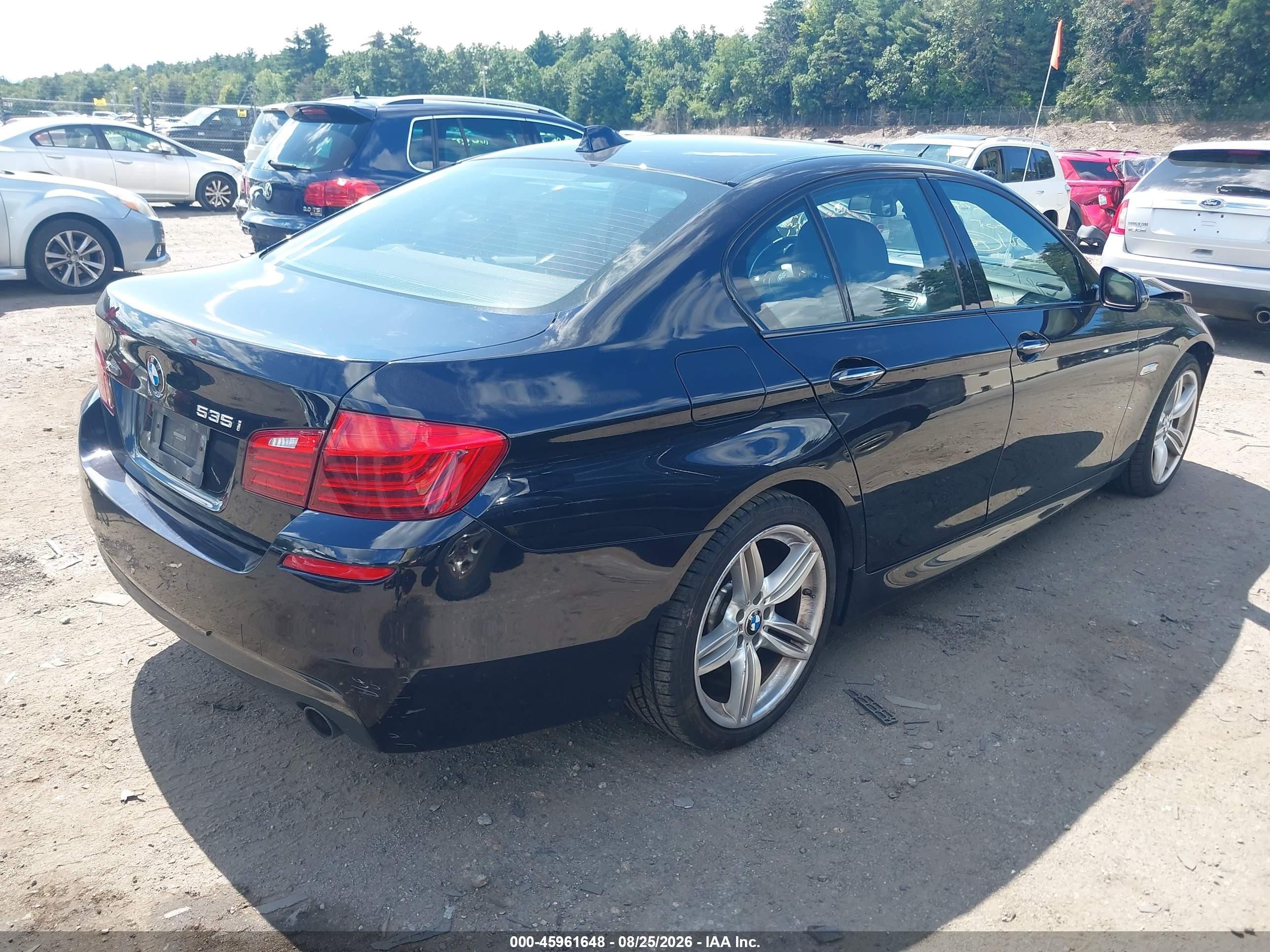 2015 Bmw 535i Xdrive Dark Blue vin: WBA5B3C52FD547021