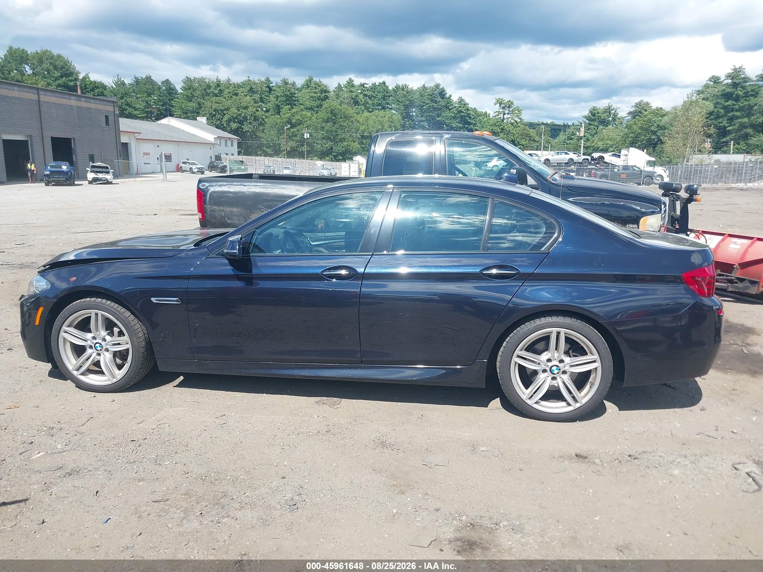 2015 Bmw 535i Xdrive Dark Blue vin: WBA5B3C52FD547021
