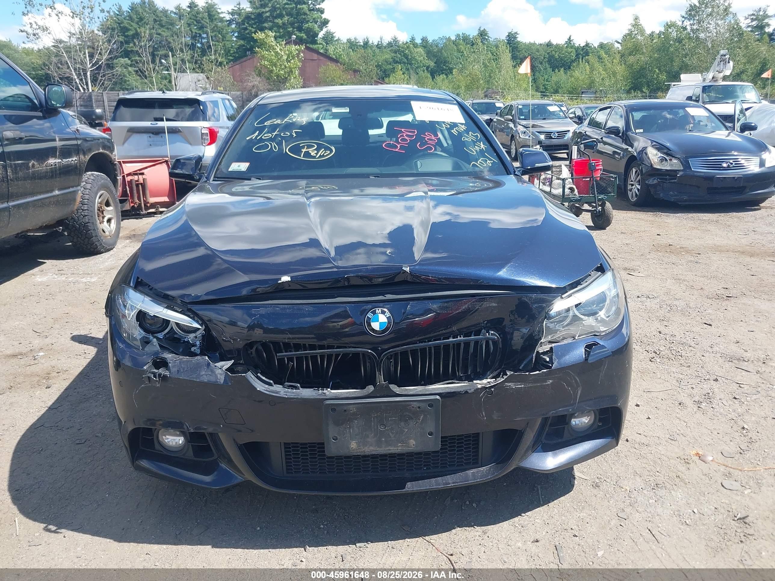 2015 Bmw 535i Xdrive Dark Blue vin: WBA5B3C52FD547021
