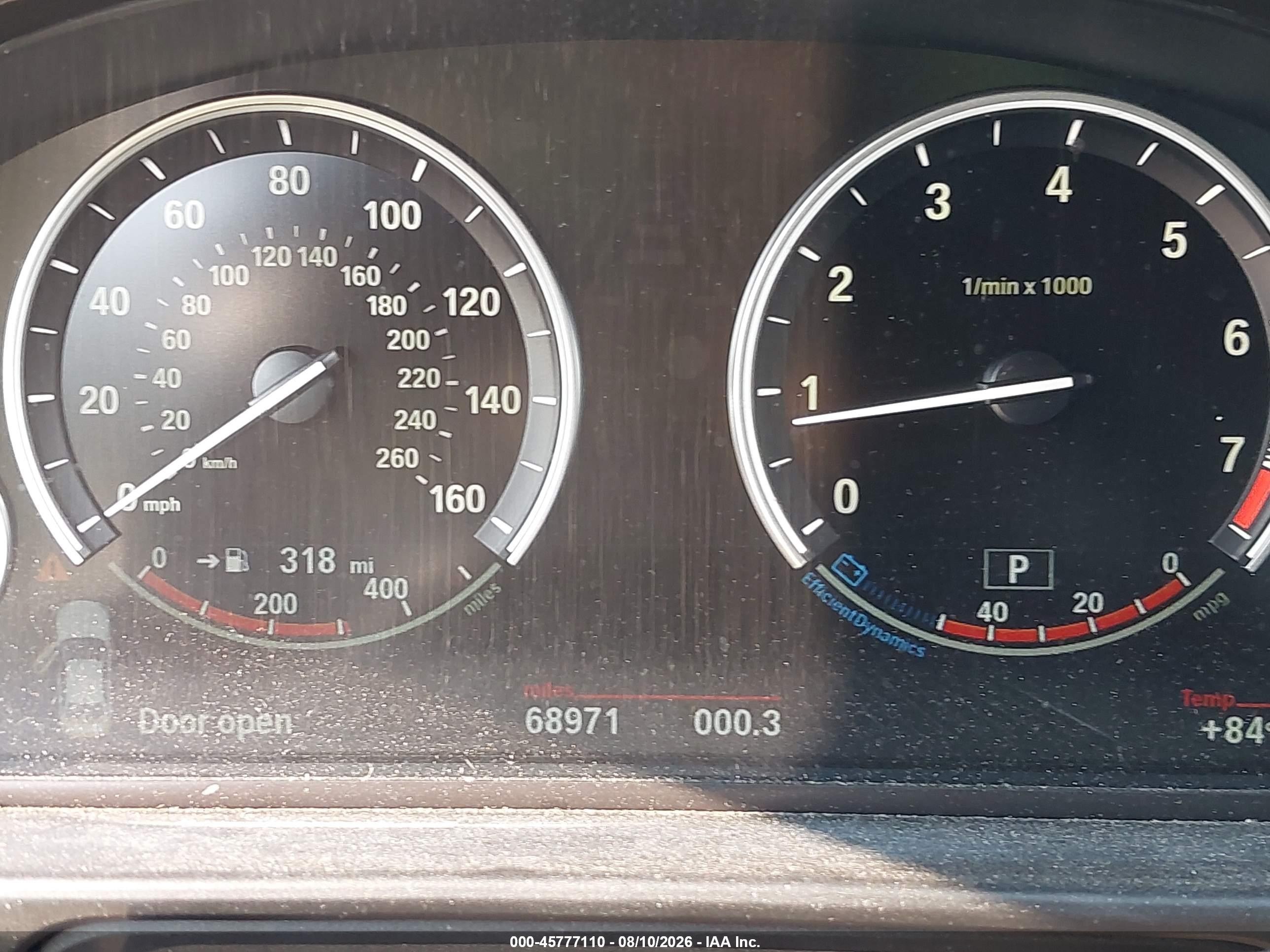 2015 Bmw 535i Xdrive Gray vin: WBA5B3C52FD548265