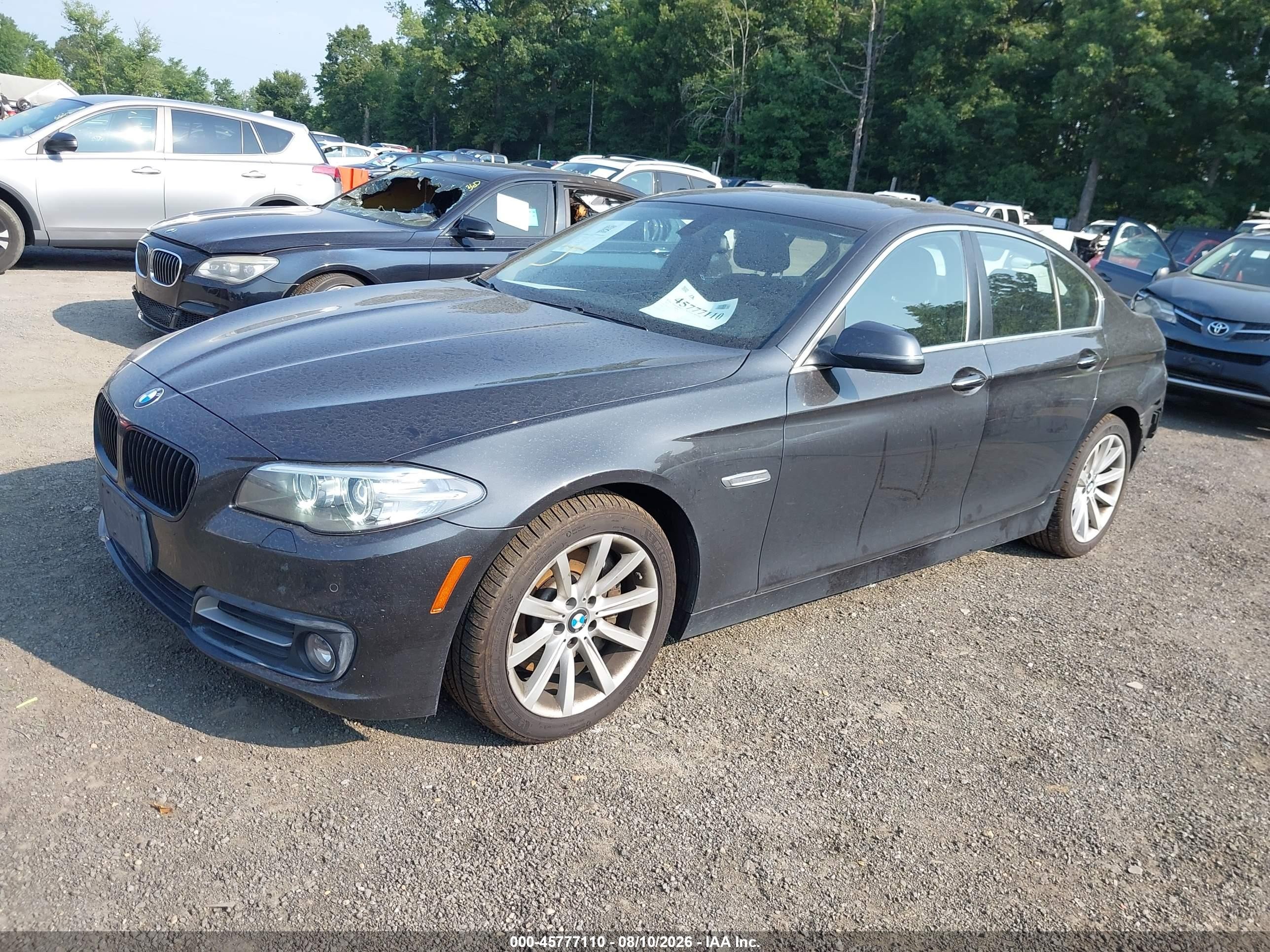 2015 Bmw 535i Xdrive Gray vin: WBA5B3C52FD548265