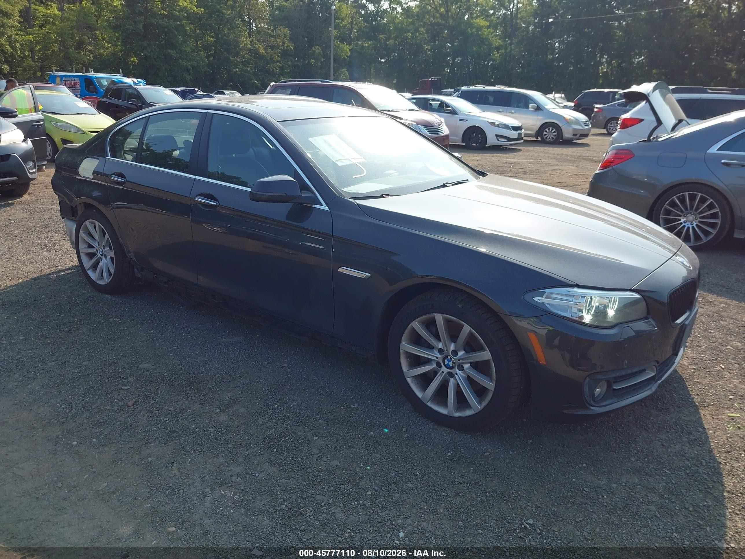 2015 Bmw 535i Xdrive Gray vin: WBA5B3C52FD548265