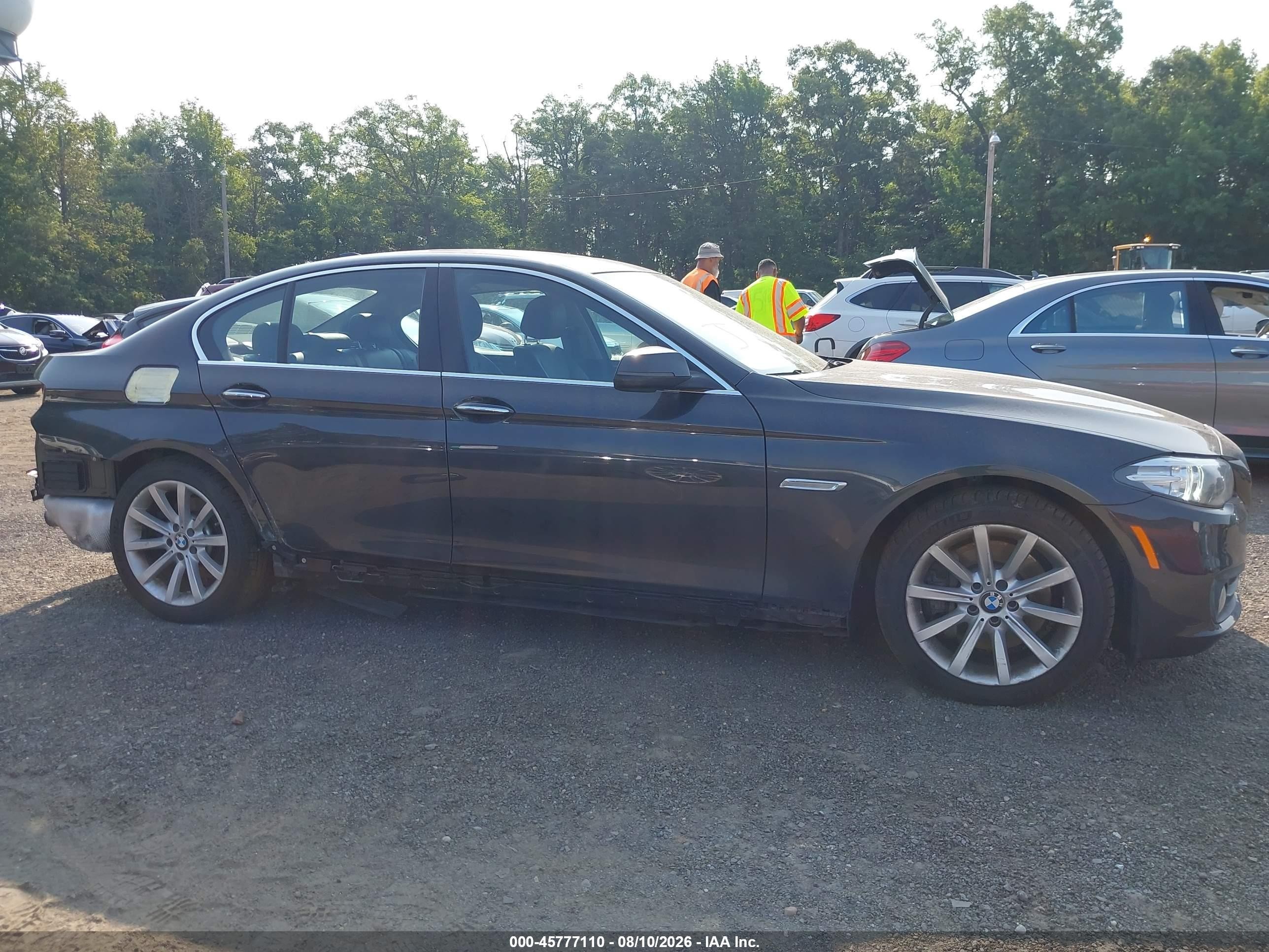 2015 Bmw 535i Xdrive Gray vin: WBA5B3C52FD548265