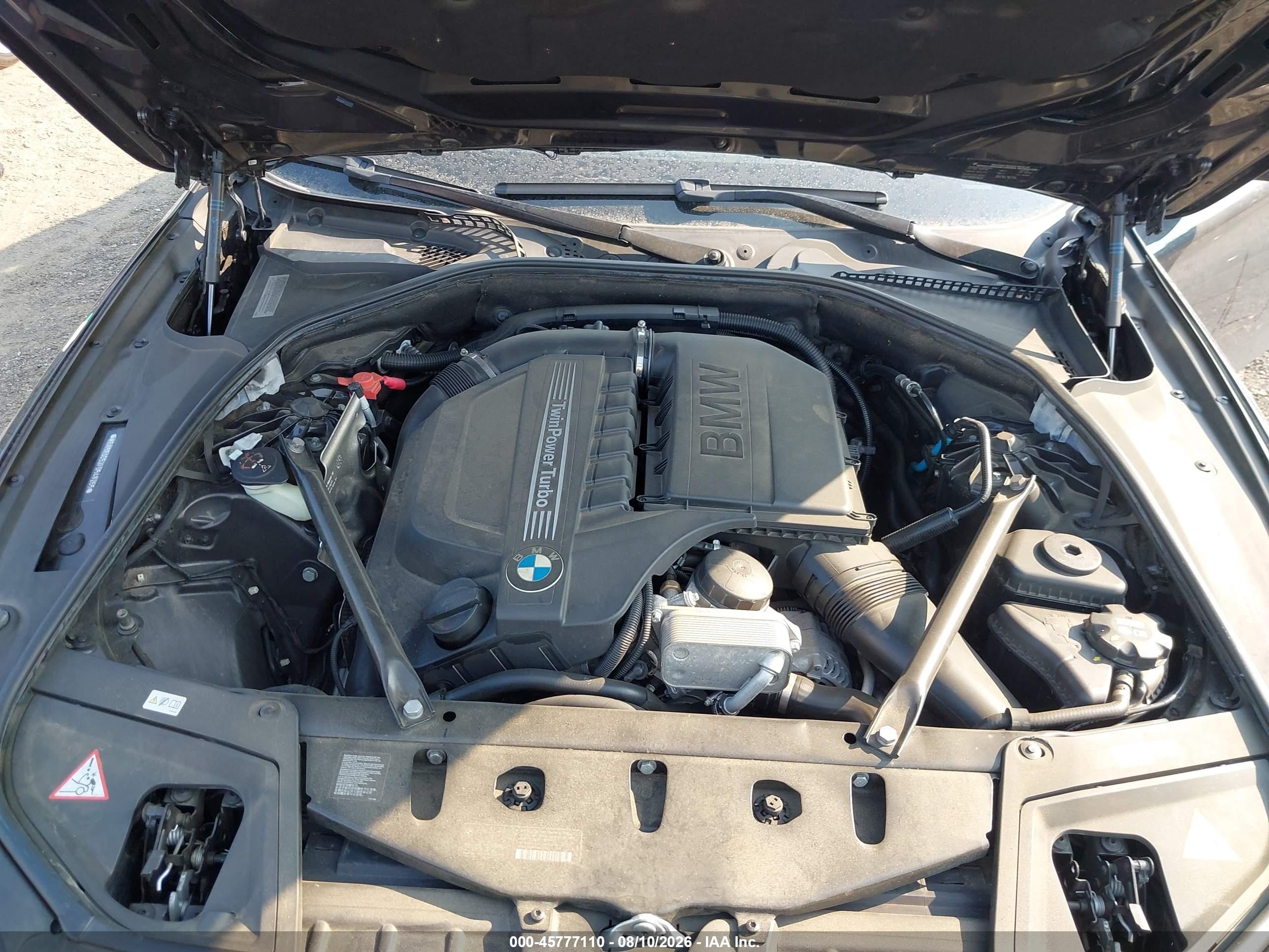 2015 Bmw 535i Xdrive Gray vin: WBA5B3C52FD548265