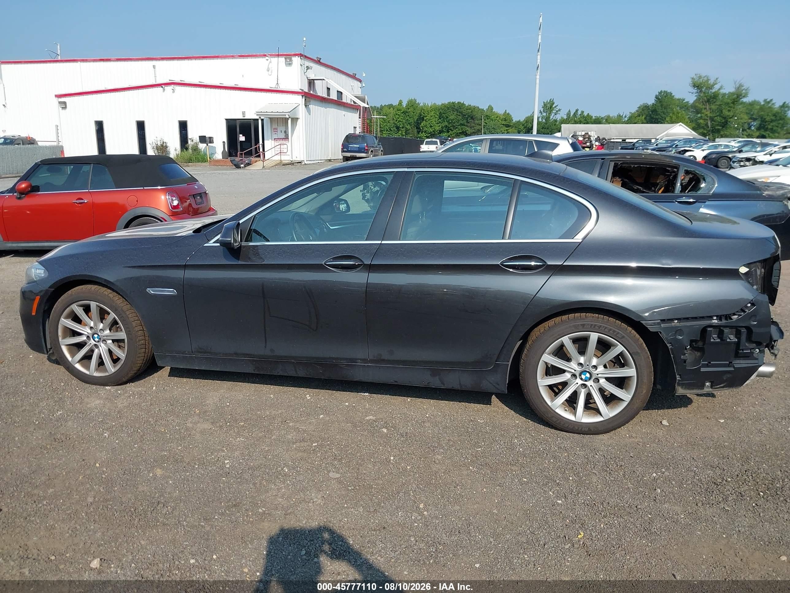 2015 Bmw 535i Xdrive Gray vin: WBA5B3C52FD548265