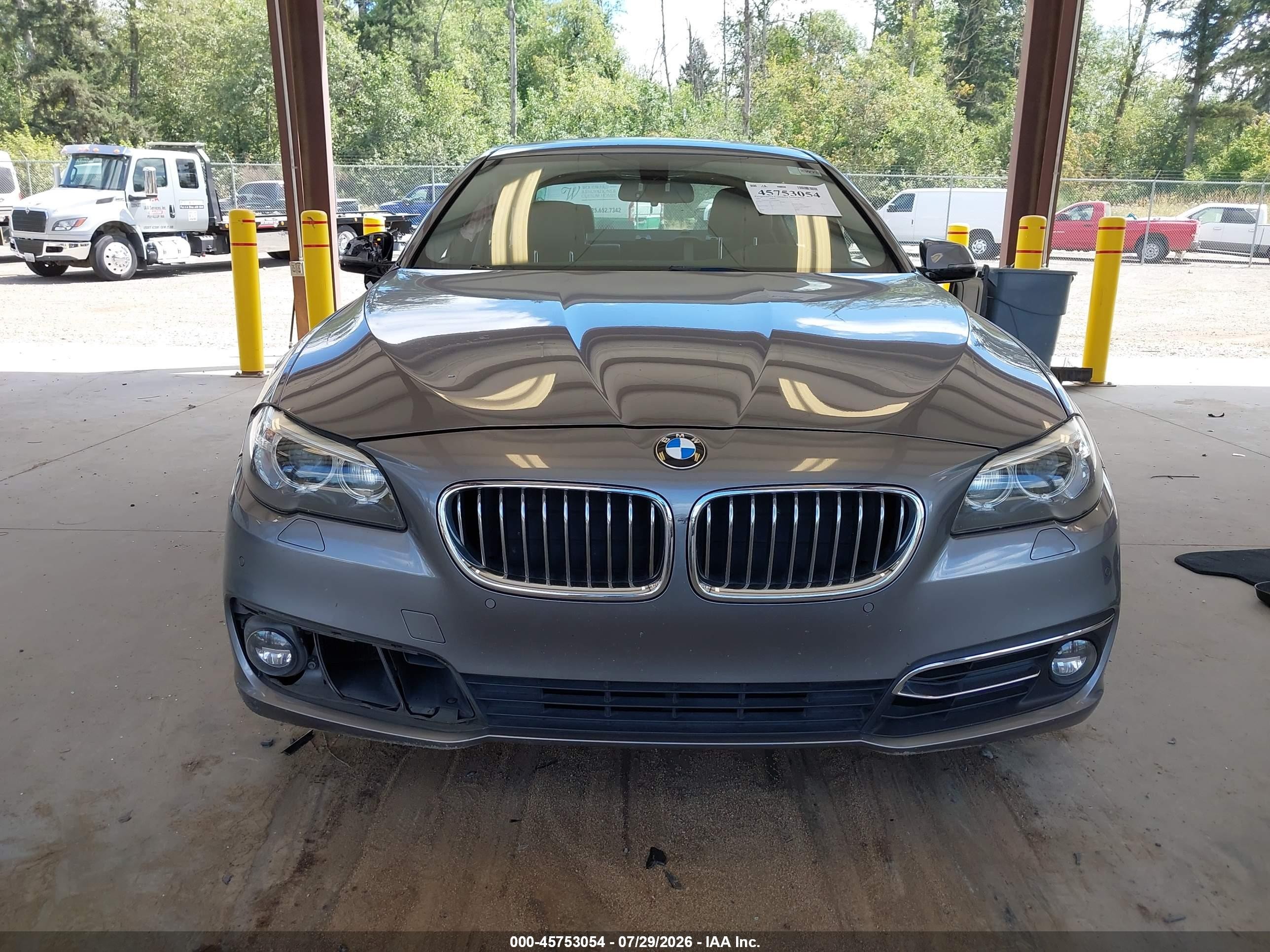 2014 Bmw 535i Xdrive Gray vin: WBA5B3C53ED530680