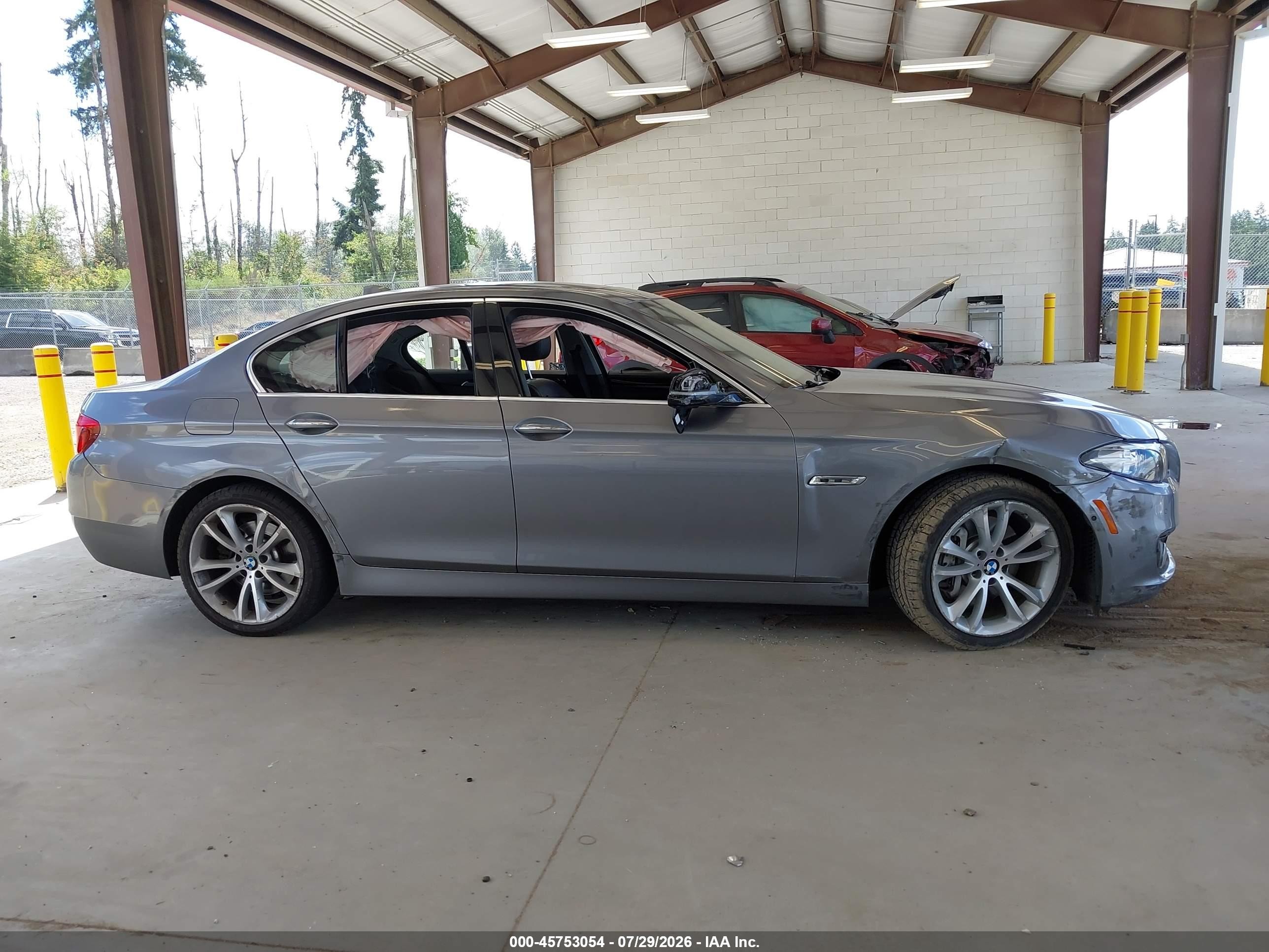 2014 Bmw 535i Xdrive Gray vin: WBA5B3C53ED530680