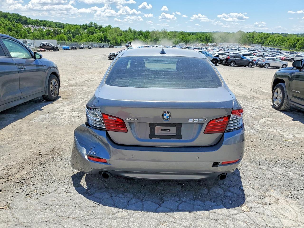 2014 Bmw 535 Xi Gray vin: WBA5B3C53ED538598