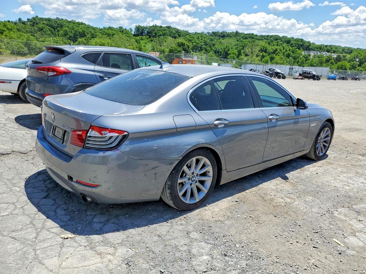 2014 Bmw 535 Xi Gray vin: WBA5B3C53ED538598