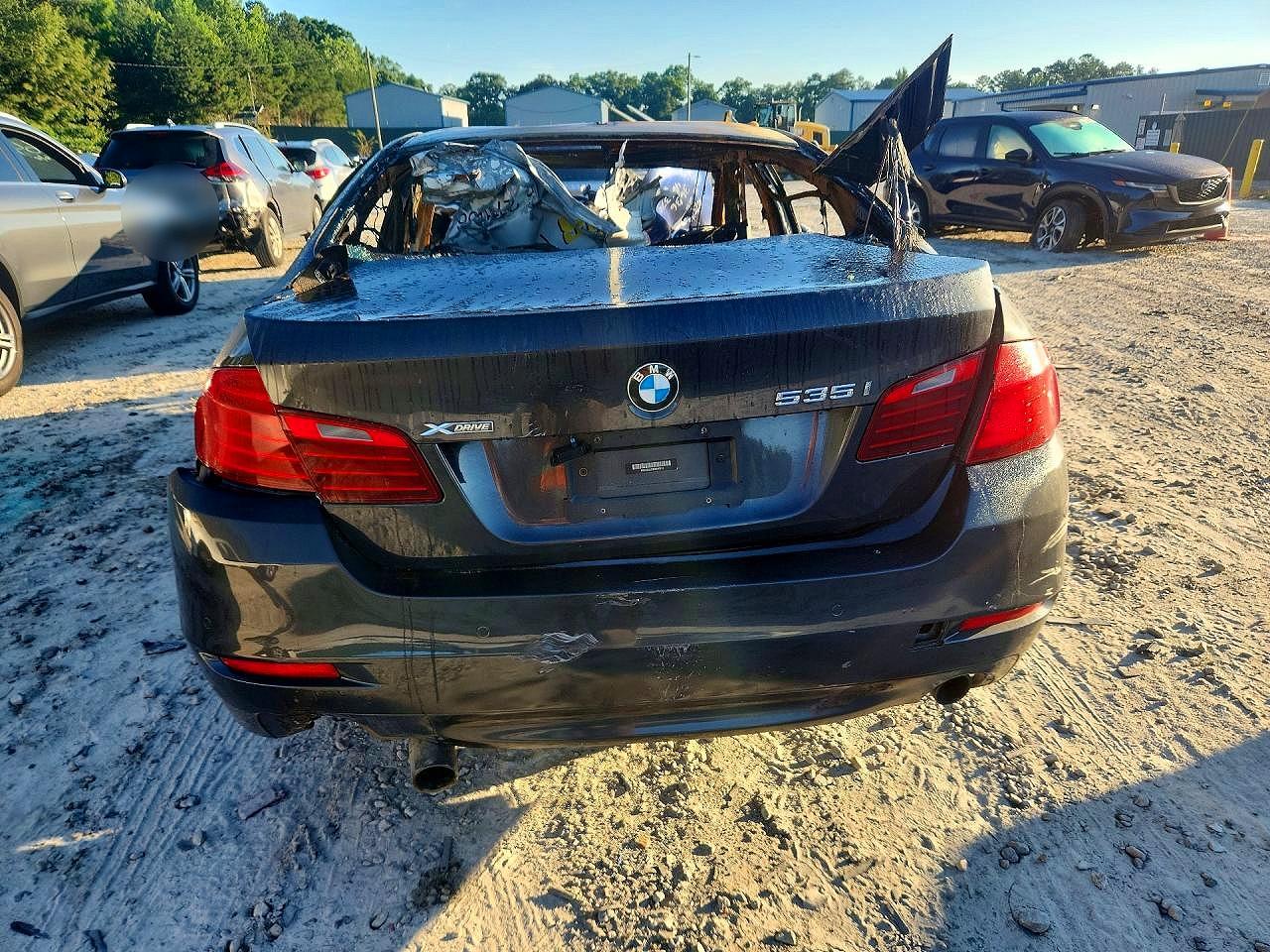 2015 Bmw 535 Xi Black vin: WBA5B3C53FD540613