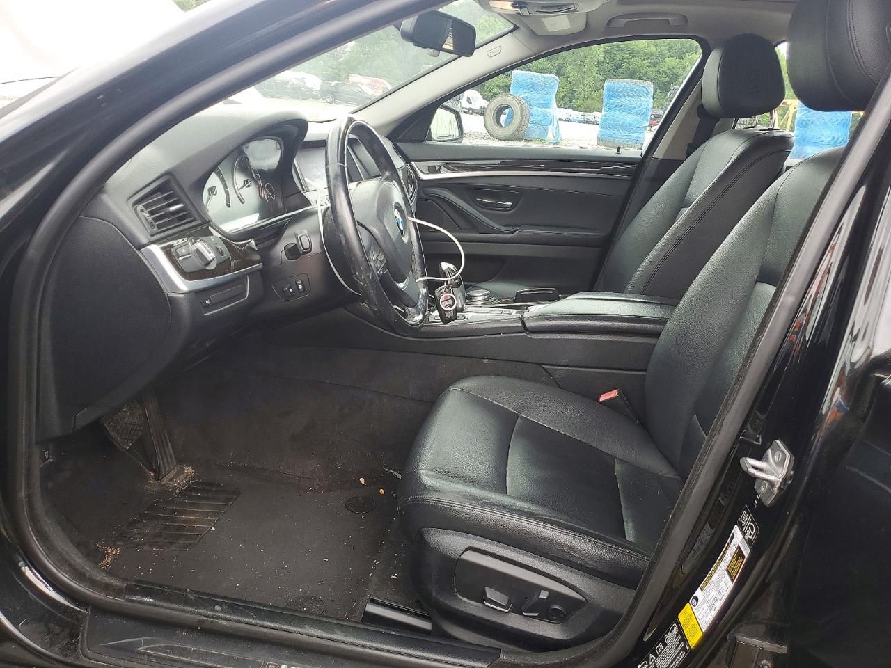 2015 Bmw 535 Xi Черный vin: WBA5B3C53FD544211