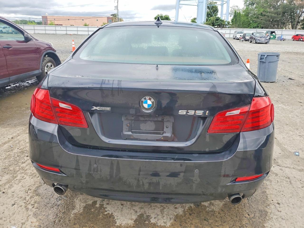 2015 Bmw 535 Xi Черный vin: WBA5B3C53FD544211