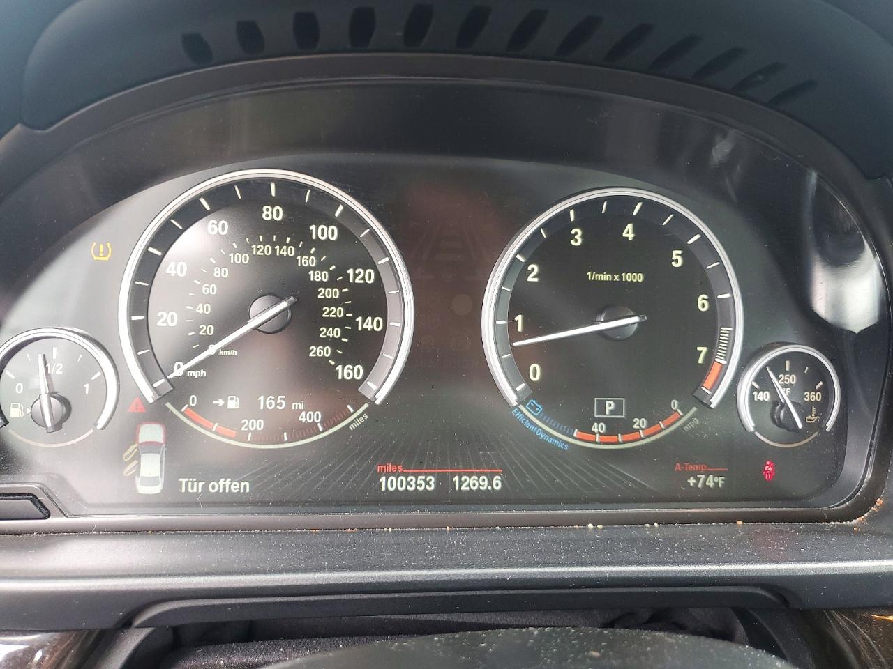 2015 Bmw 535 Xi Черный vin: WBA5B3C53FD544211